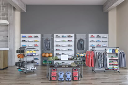 Sporting Goods Store - Featuring modular fixture collection - Di Simo