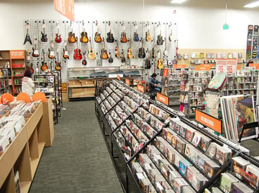 Books-A-Million Store Layout with LP displays